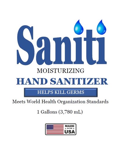 Saniti (1 Gallon Label Front)